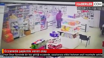 Eczanede şaşkınlık veren olay