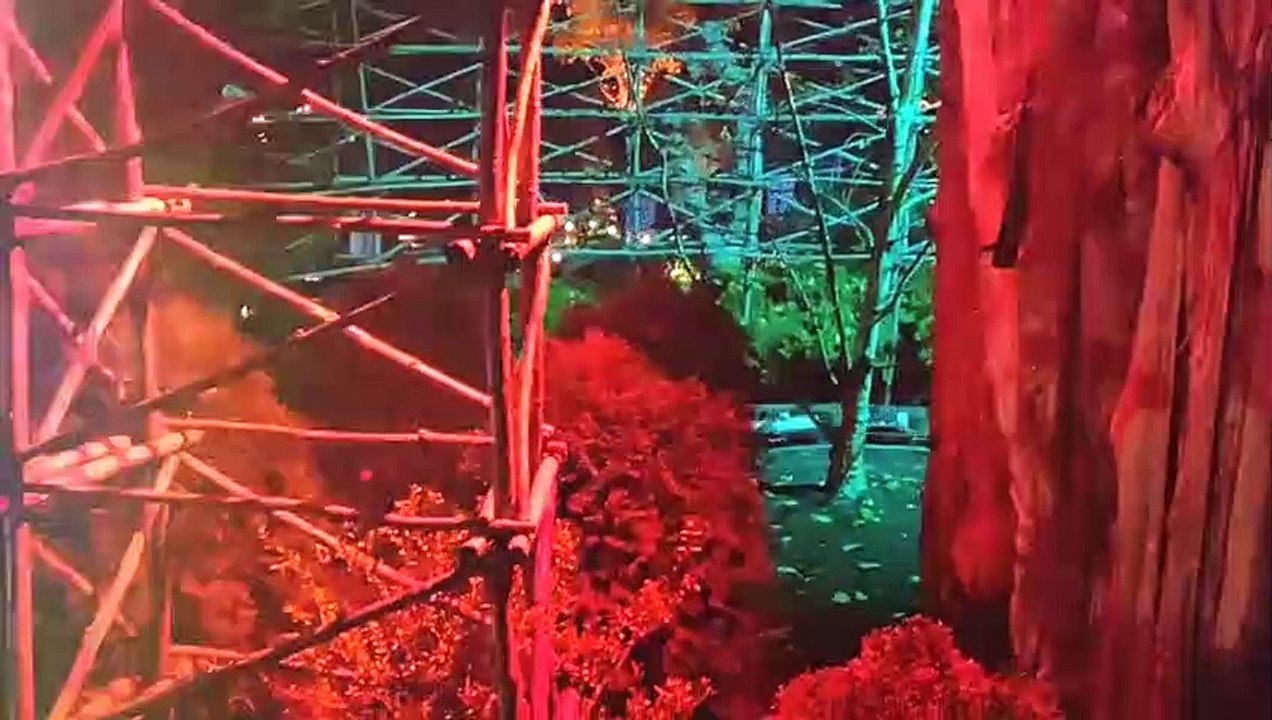 Model Railroad Garden(Night View) - Botanical Gardens