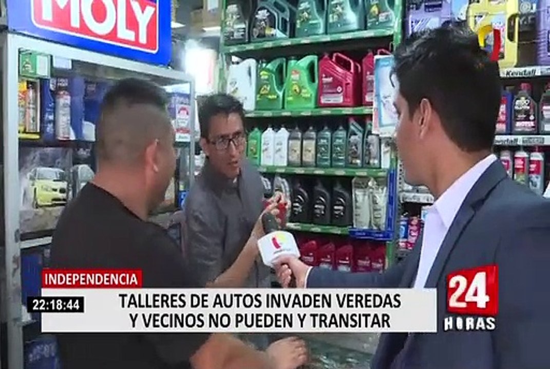 Independencia: talleres de autos invaden veredas y vecinos no pueden transitar