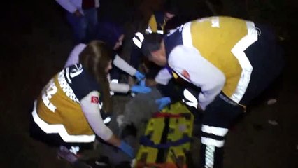 Otomobil ile motosiklet çapıştı: 2 yaralı
