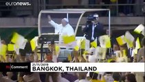 Pope Francis slams use of women & children for prostitution in Thailand