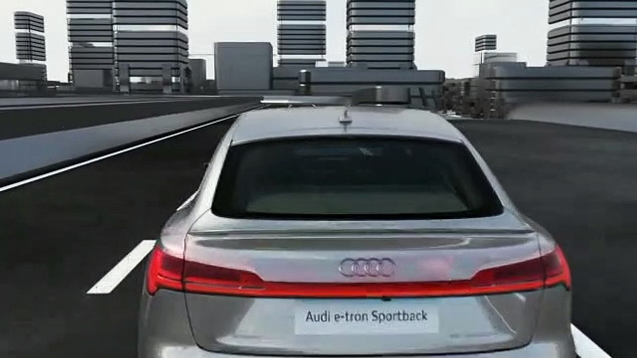 Les rétroviseurs virtuels de l'Audi e-tron Spor...