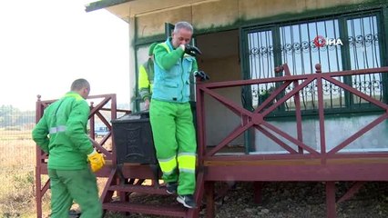 Turizm merkezi kaçak yapılardan temizlendi