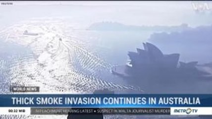 Thick Smoke Invasion Continues in Australia