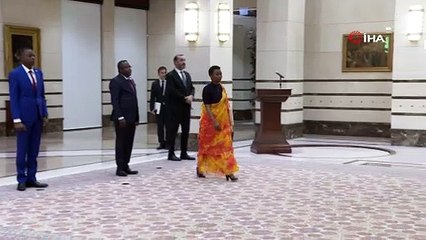 Cumhurbaşkanı Erdoğan Burundi Büyükelçisi Bikebako'yu kabul etti