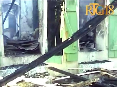 Haïti / Cap-haïtien.- Les locaux logeant le bureau de l'ONI, BED sont incendiés