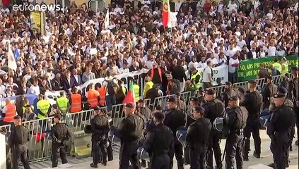 La policía portuguesa sale a las calles para llevar a cabo su propia protesta