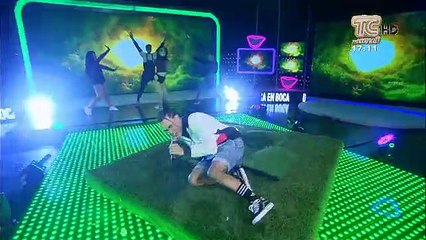 Gustavo Daboin cantó en la gran final de La Nueva Estrella de la Música Urbana