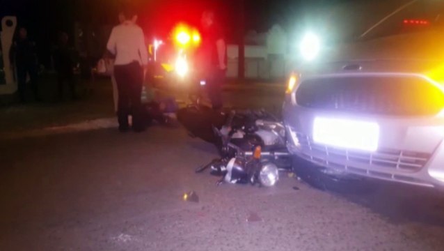 Ciclista é socorrida pelo Corpo de Bombeiros no Bairro São Cristóvão