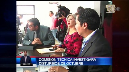Comisión técnica investigará disturbios de Octubre