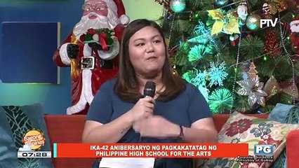 ON THE SPOT: Ika-42 anibersaryo ng pagkakakatatag ng Philippine High School for the Arts