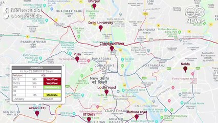 दिल्ली-एनसीआर की हवा खराब, कई इलाकों में आज AQI 400 से ऊपर