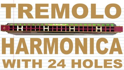 How to Play a Tremolo Harmonica with 24 Holes