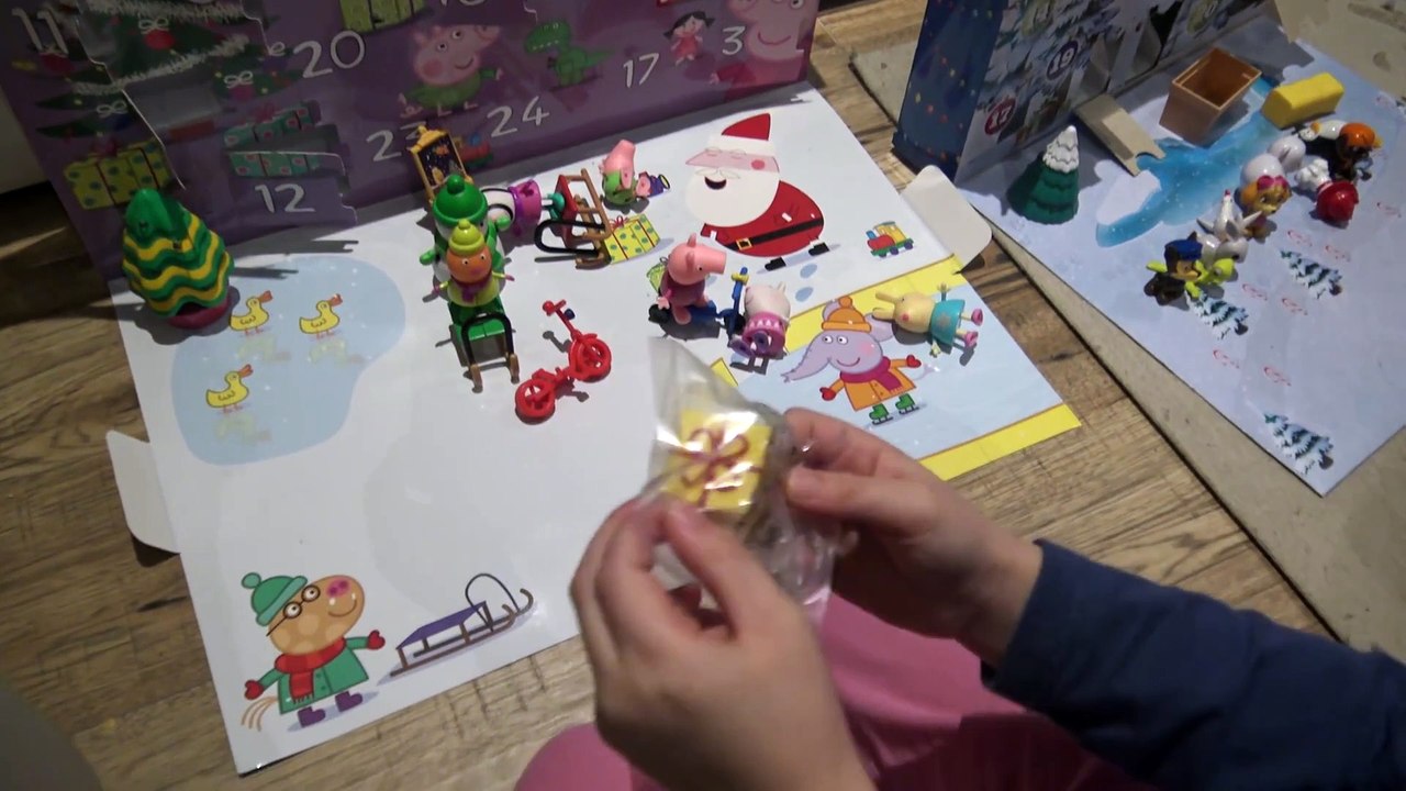 Meus  Brinquedos divertidos da Patrulha Canina, Anna e Elsa do Frozen e Peppa Pig