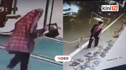 Rakaman CCTV kecurian beg ketika jemaah solat subuh
