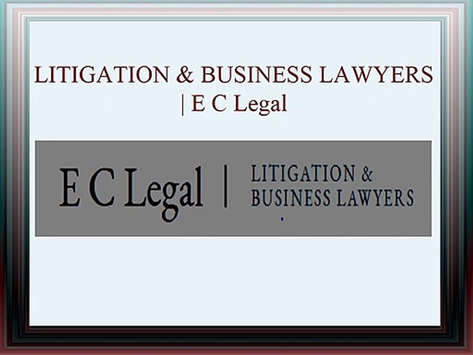 Services Offered By E C Legal