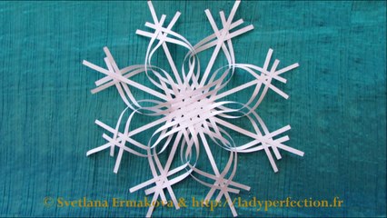 ❄️ Flocon de neige ❄️ en papier