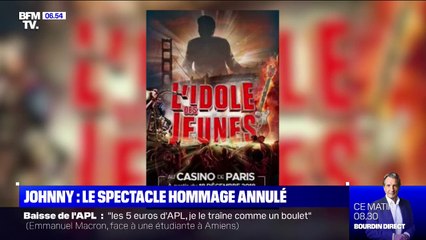 Le spectacle en hommage à Johnny Hallyday annulé
