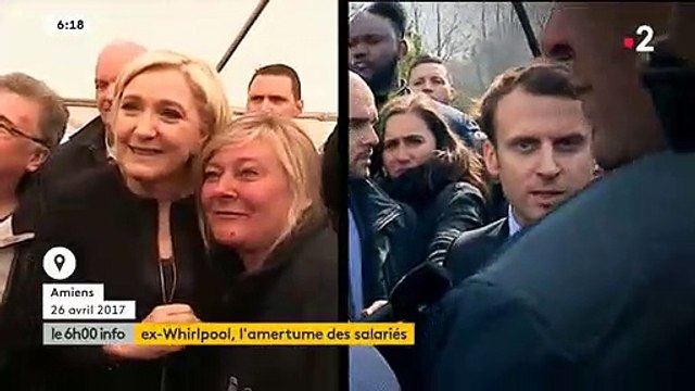 Emmanuel Macron revient à l'usine Whirlpool après sa fermeture: Ca va être rock'n'roll, il a remis 150 personnes au chômage !