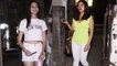 Ananya Panday & Bhumi Pednekar spotted this look at Kromakay Salon;Watch video | FilmiBeat
