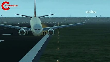 THY uçağı Odessa'da pistten çıktı