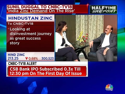 India has a long way to go when it comes to zinc demand, says Hindustan Zinc’s Sunil Duggal