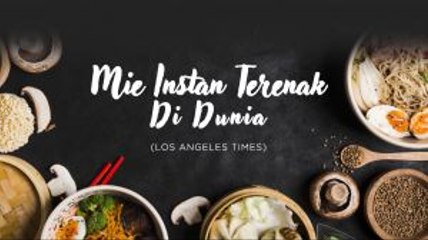 Mi Instan Indonesia Terenak Dunia