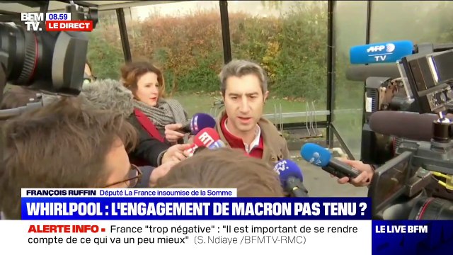 François Ruffin sur Whirpool: La responsabilité d'Emmanuel Macron et de l'Élysée c'est qu'il n'y a eu aucun suivi