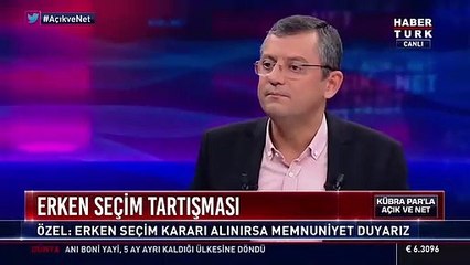 CHP’li Özgür Özel’den erken seçim açıklaması