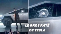 La présentation du Cybertruck de Tesla ne s'est pas du tout passée comme prévu
