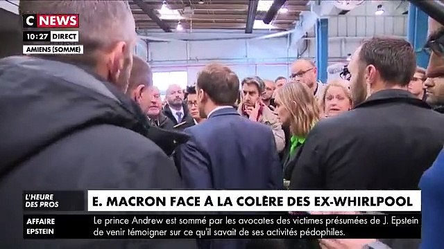 Le Président Emmanuel Macron est de retour ce matin à l'usine Whirlpool à Amiens après sa fermeture: J'ai dit la vérité - Vidéo