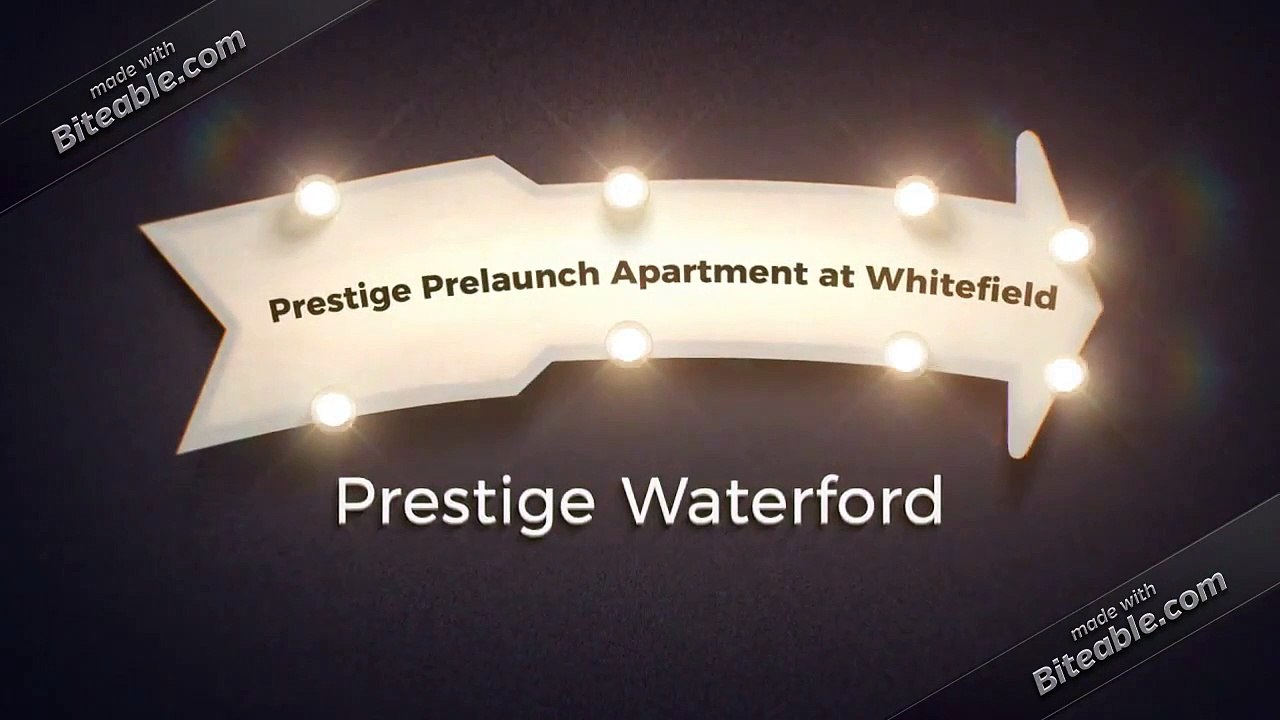 Prestige Residential Flats in Whitefield