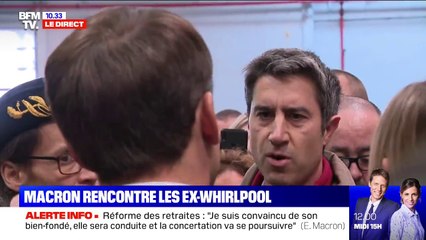 "Ce serait faux de dire que rien n'a été fait", Emmanuel Macron répond à François Ruffin sur le suivi de la reprise de Whirpool