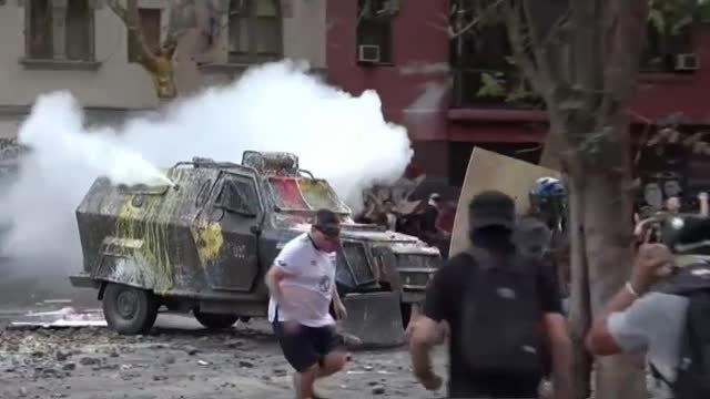 Dos meses de protestas en Chile