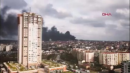 Çekmeköy'de askeri bölgedeki ormanlık alanda yangın
