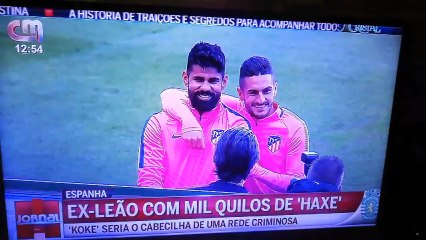 Confusión en la televisión portuguesa con Koke y el exjugador del Málaga detenido