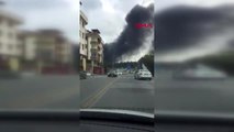 Çekmeköy'de askeri bölgedeki ormanlık alanda yangın
