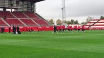 Carriço, novedad en el entrenamiento del Sevilla FC