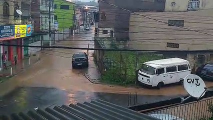 Alagamento no bairro Jaburuna, Vila Velha (22/11/2019)