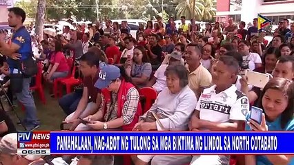 Pamahalaan, nag-abot ng ulong sa mga biktima ng lindol sa North Cotabato