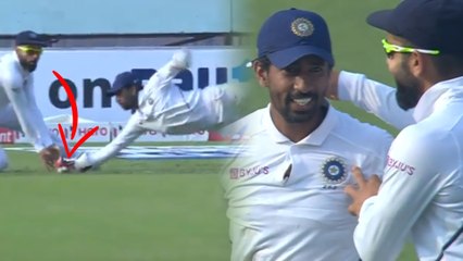 Pink Ball Test IND vs BAN : Superman Saha shows his brilliance | Oneindia kannda