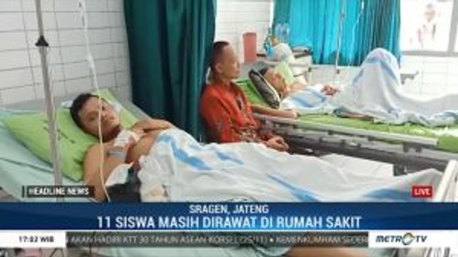 11 Korban Ambruknya Aula SMKN 1 Miri Sragen Masih Dirawat