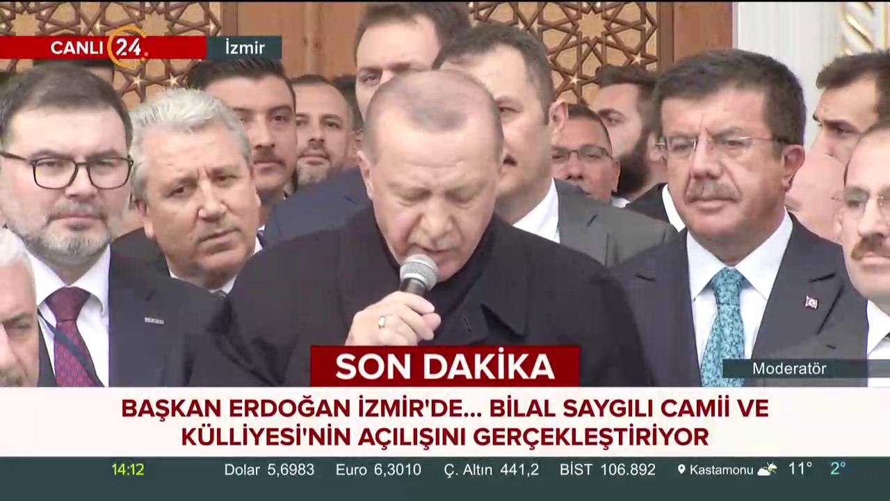 Erdoğan İzmir'de