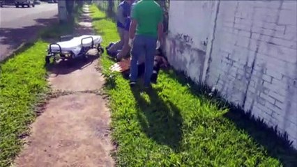 Jovem é socorrido no Centro Esportivo Ciro Nardi