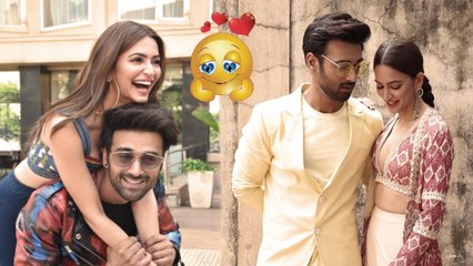 Pulkit Samrat & Kriti Kharbanda RUMOURED COUPLE stopped being LOVIE DOVIE at Pagalpanti Promotions