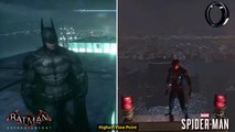 Gameplay Comparison - Batman- Arkham Knight vs Marvel's Spider-Man