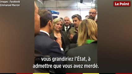 Ex-usine Whirlpool : échange tendu entre Emmanuel Macron et François Ruffin