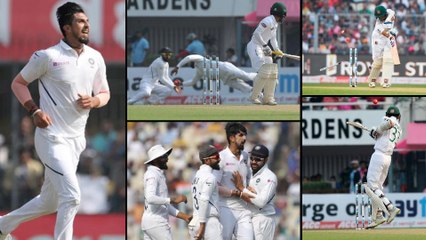 Download Video: IND vs BAN,2nd Test : Bangladesh All-Out For 106 In 1st Innings, Ishant Sharma Took 5-wickets !