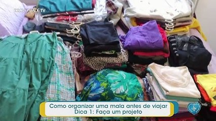 Como organizar uma mala antes de viajar