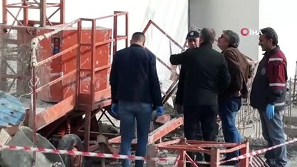 İnşaat asansörü düştü: 1 ölü, 1 yaralı
